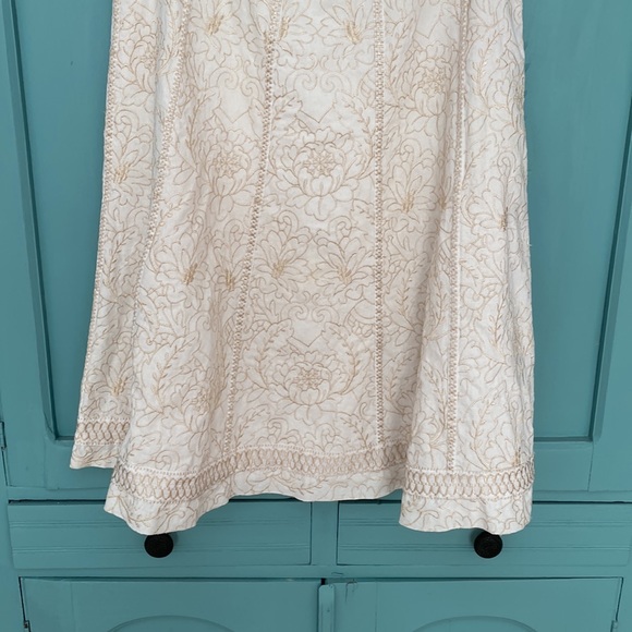 Nygard White/Cream Embroidered Skirt. Size 16 - Picture 4 of 14